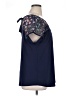 Faith and Joy 100% Polyester Blue Short Sleeve Blouse Size XL - photo 4