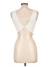 Double Zero Ivory Sleeveless T-Shirt Size L - photo 2