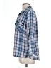 Billy T 100% Lyocell Plaid Blue Long Sleeve Button-Down Shirt Size L (petite) - photo 5