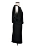 Moda International Solid Black Cocktail Dress Size S - photo 4