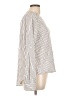 Ark & Co. 100% Polyester Stripes Ivory Long Sleeve Blouse Size L - photo 4
