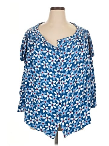 Steve Madden Short Sleeve Blouse (view 1)
