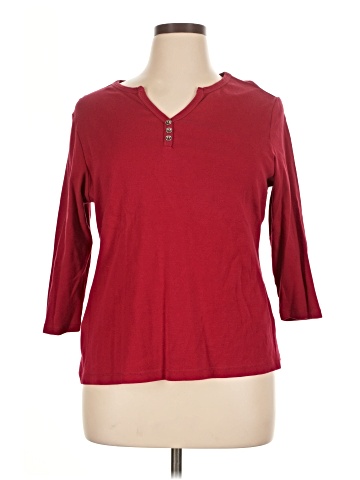 DressBarn 3/4 Sleeve T-Shirt (view 1)