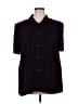 KSL 100% Rayon Purple Long Sleeve Button-Down Shirt Size 18 - photo 1