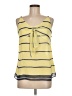 CAbi 100% Polyester Yellow Sleeveless Blouse Size M - photo 1
