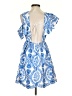 ASOS Paisley Blue Cocktail Dress Size 2 - photo 2