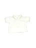 Little Me 100% Cotton Ivory Green Short Sleeve Button-Down Shirt 0-3 MO / 3 MO - photo 1