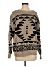Forever 21 Contemporary Print Tan Pullover Sweater Size S - photo 1