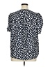 Maison d' Amelie 100% Polyester Blue Short Sleeve Blouse Size XL (estimated) - photo 2
