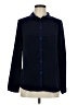 American Eagle Outfitters 100% Polyester Blue Long Sleeve Blouse Size M - photo 1