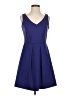Ann Taylor LOFT Solid Blue Cocktail Dress Size 0 - photo 1