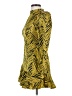 Rahi 100% Polyester Animal Print Yellow Cocktail Dress Size XS - photo 5