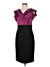 Worthington 100% Polyester Purple Cocktail Dress Size 8 - photo 1