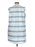 Echo 100% Cotton Blue Casual Dress Size L - photo 2
