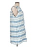 Echo 100% Cotton Blue Casual Dress Size L - photo 4