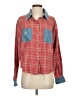 Dance & Marvel 100% Cotton Plaid Red Long Sleeve Button-Down Shirt Size S - photo 1