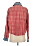 Dance & Marvel 100% Cotton Plaid Red Long Sleeve Button-Down Shirt Size S - photo 2