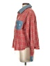 Dance & Marvel 100% Cotton Plaid Red Long Sleeve Button-Down Shirt Size S - photo 5