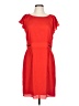 Gianni Bini 100% Polyester Solid Red Casual Dress Size 10 - photo 1
