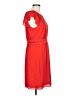 Gianni Bini 100% Polyester Solid Red Casual Dress Size 10 - photo 4