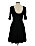 Express Solid Black Cocktail Dress Size M - photo 2