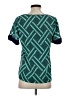 Francesca's 100% Polyester Teal Short Sleeve T-Shirt Size S - photo 2