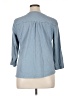Daniel Rainn Blue 3/4 Sleeve Blouse Size XL - photo 2