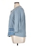 Daniel Rainn Blue 3/4 Sleeve Blouse Size XL - photo 5