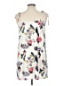 Dee Elly 100% Polyester Print Ivory Casual Dress Size L - photo 2