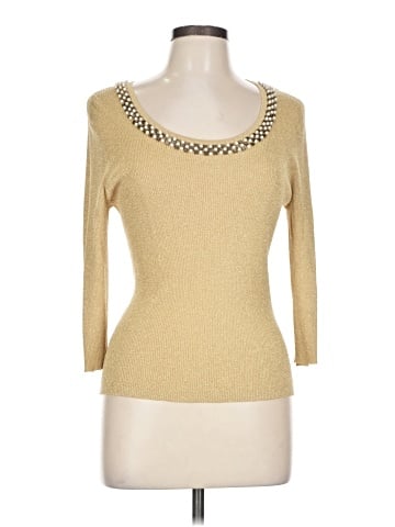 August Silk 3/4 Sleeve Top (view 1)