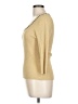 August Silk Gold 3/4 Sleeve Top Size L - photo 5