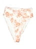 ASOS Design Floral Ivory Swimsuit Bottoms Size 6 - photo 1