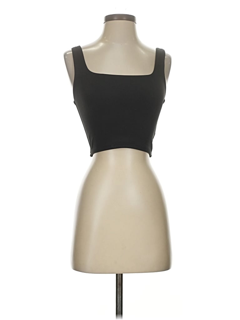 Pre-owned Express Tank Top Black Strapless Neckline Tops