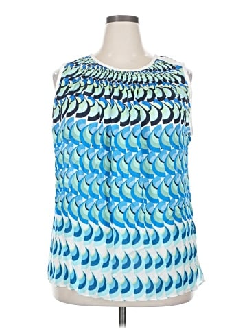 Per Se By Carlisle Sleeveless Silk Top (view 1)