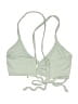 Unbranded Solid Green Swimsuit Top Size L - photo 2
