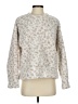 Thread & Supply Animal Print Ivory Pullover Sweater Size S - photo 1