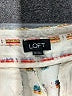 Ann Taylor LOFT Print Ivory Shorts Size 14 - photo 3