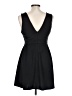 Mustard Seed 100% Polyester Solid Black Cocktail Dress Size L - photo 2