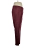 New Directions Color Block Burgundy Casual Pants Size XL - photo 4