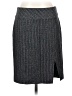 Express Design Studio Houndstooth Gray Casual Skirt Size 2 - photo 1