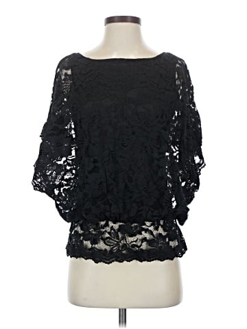 Quo-ta-tion 3/4 Sleeve Blouse (view 1)