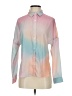 Superdown 100% Polyester Color Block Pink Long Sleeve Blouse Size XS - photo 1