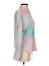 Superdown 100% Polyester Color Block Pink Long Sleeve Blouse Size XS - photo 4