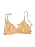 Unbranded Tweed Gold Orange Swimsuit Top Size S (estimated) - photo 1