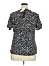 Adrienne Vittadini Black Short Sleeve Top Size XL - photo 2