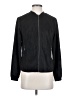 H By Halston Solid Black Track Jacket Size 2 - photo 1