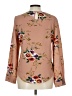 Shein Tan Long Sleeve Blouse Size L - photo 2