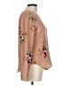 Shein Tan Long Sleeve Blouse Size L - photo 4