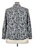 Foxcroft Print Silver Long Sleeve Blouse Size 3X - photo 2