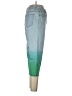 K. Jordan Color Block Teal Jeans Size 12 - photo 4